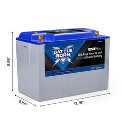 Battle Born 100Ah 12V Smart Heated LiFePO4 Deep Cycle Battery Kit - Green Vista Living
