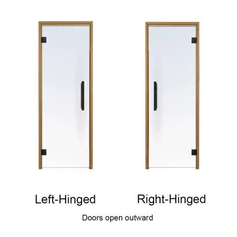 ProSaunas Clear ADA Glass Sauna Door 36x81 Thermo-Aspen - Green Vista Living