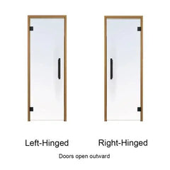ProSaunas Clear ADA Glass Sauna Door 36x81 Thermo-Aspen - Green Vista Living
