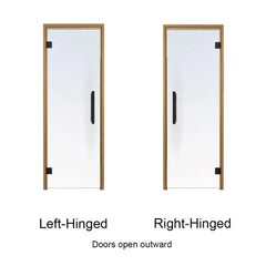 ProSaunas Tinted ADA Glass Sauna Door 36x81 Thermo-Aspen