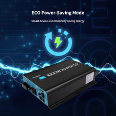 1000W 12V Pure Sine Wave Inverter with Power Saving Mode (New Edition)