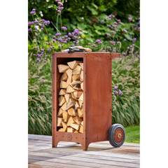 RB73 Ker 2mm CorTen Steel Wood Storage