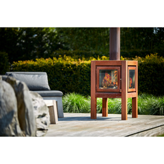 RB73 Quaruba L 3-Sided Glass Fireplace