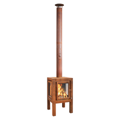 RB73 Quaruba XL 3-Sided Glass Fireplace
