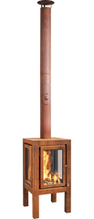 RB73 Quaruba XXL 3-Sided Glass Fireplace