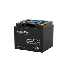 Renogy Core - 12V 50Ah Deep Cycle Lithium Iron Phosphate Battery - Green Vista Living