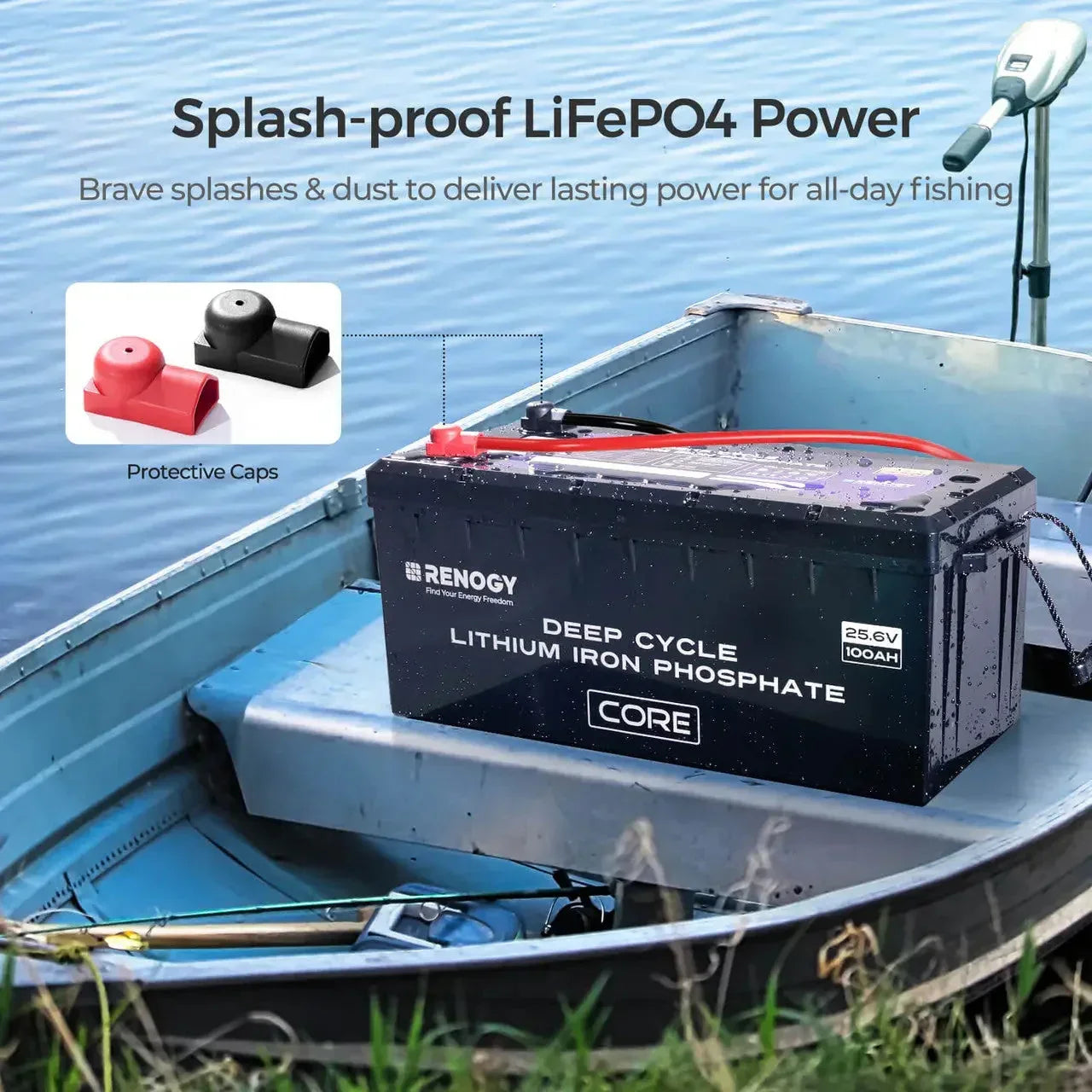 Renogy Core - 24V 100Ah Deep Cycle Lithium Iron Phosphate Battery - Green Vista Living