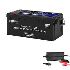 Renogy Core - 24V 100Ah Deep Cycle Lithium Iron Phosphate Battery - Green Vista Living