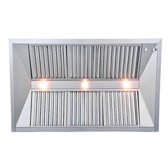RCS 48 Inch 1200 CFM Stainless Steel Vent Hood - RVH48