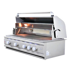 RCS Cutlass Pro 42 Inch 4 Burner Built-In Gas Grill with Flame Tamers