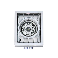 RCS Cutlass Pro Series Built-In Power Burner With Stainless Steel Lid - RSB3A