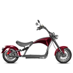 LinksEride M1P Citycoco 2000W 60V 30Ah Full Suspension Fat Tire Lithium Electric Scooter - Green Vista Living