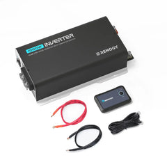1000W 12V Pure Sine Wave Inverter with UPS Transfer Switch and Built-in Bluetooth - Green Vista Living