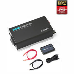 1000W 12V Pure Sine Wave Inverter with UPS Transfer Switch and Built-in Bluetooth - Green Vista Living