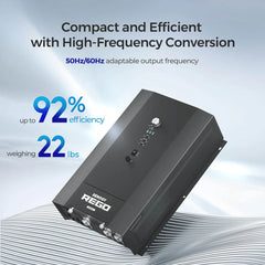 Renogy REGO 3000W 12V Pure Sine Wave HF Inverter Charger Split-phase Design - Green Vista Living