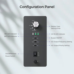 Renogy REGO 3000W 12V Pure Sine Wave HF Inverter Charger Split-phase Design - Green Vista Living