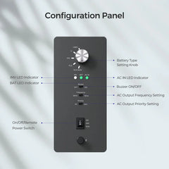 Renogy REGO 3000W 12V Pure Sine Wave HF Inverter Charger Split-phase Design - Green Vista Living
