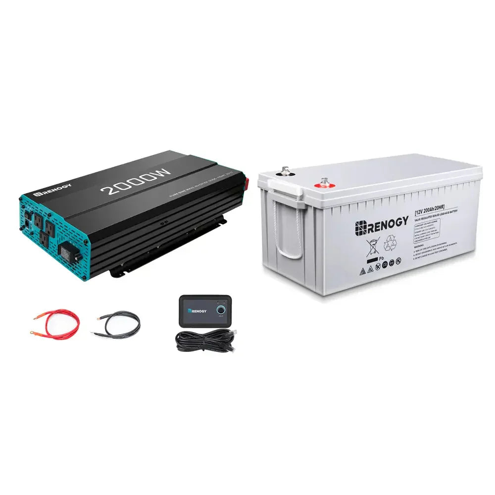 Renogy 700W/1000W/2000W/3000W 12V Pure Sine Wave Inverter - Green Vista Living