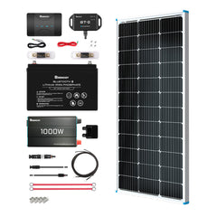 Essential Kit 100W 12V Solar RV Kit