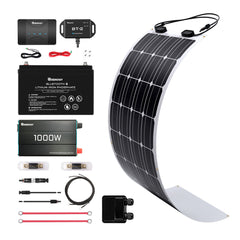 Essential Kit 100W 12V Solar RV Kit