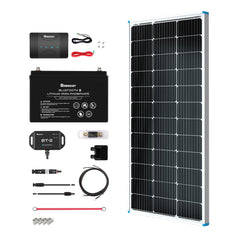 Essential Kit 100W 12V Solar RV Kit