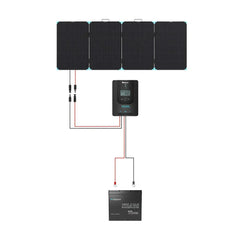 Solar Suitcase 220W Lightweight Portable Solar Panel - Green Vista Living