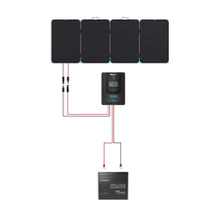 Solar Suitcase 220W Lightweight Portable Solar Panel - Green Vista Living