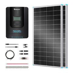 Essential Off-Grid Solar Kit 400W 12V | Optional 2.4kWh LiFePO4 Battery