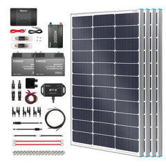 Customizable RV Solar Kit 400W 12V | DC-DC Battery Charger with MPPT