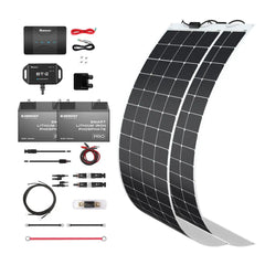 Customizable RV Solar Kit 400W 12V | DC-DC Battery Charger with MPPT