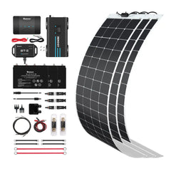 Customizable RV Solar Kit 600W 12V | Optional 3.6kWh LiFePO4 Battery