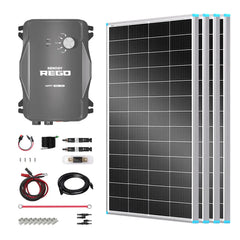 Essential Off-Grid Solar Kit 800W 12V | Optional 3.6kWh LiFePO4 Battery