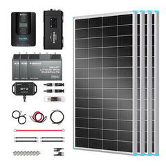 Essential Off-Grid Solar Kit 800W 12V | Optional 3.6kWh LiFePO4 Battery