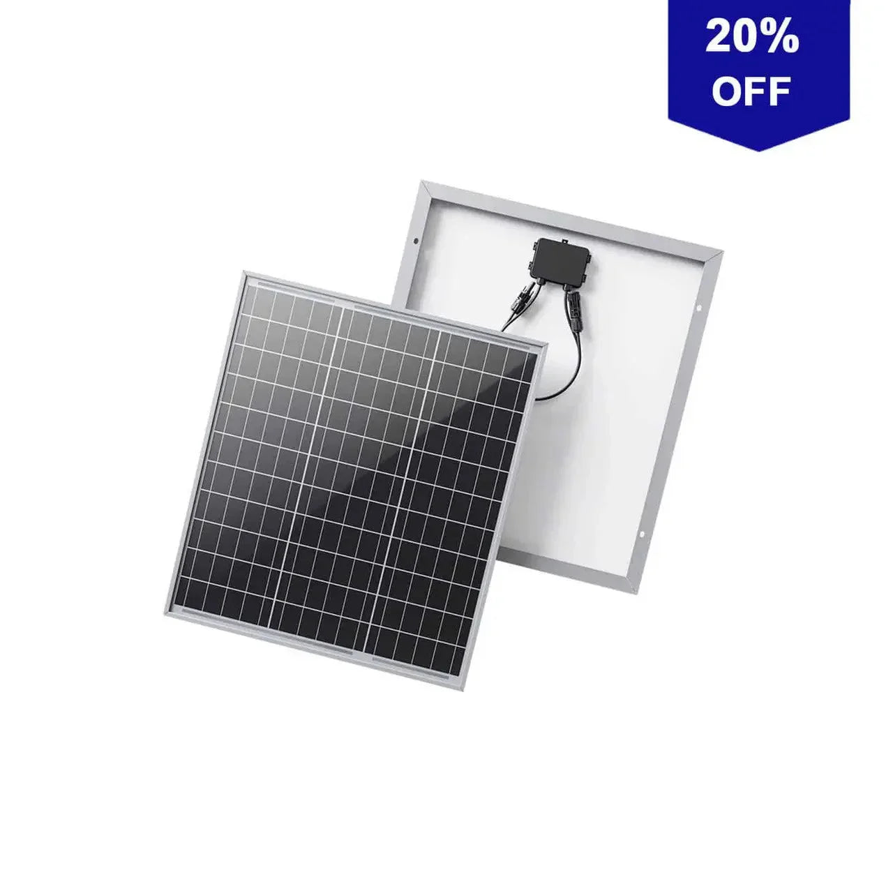 Renogy Monocrystalline 50W 12V Solar Panel - Green Vista Living