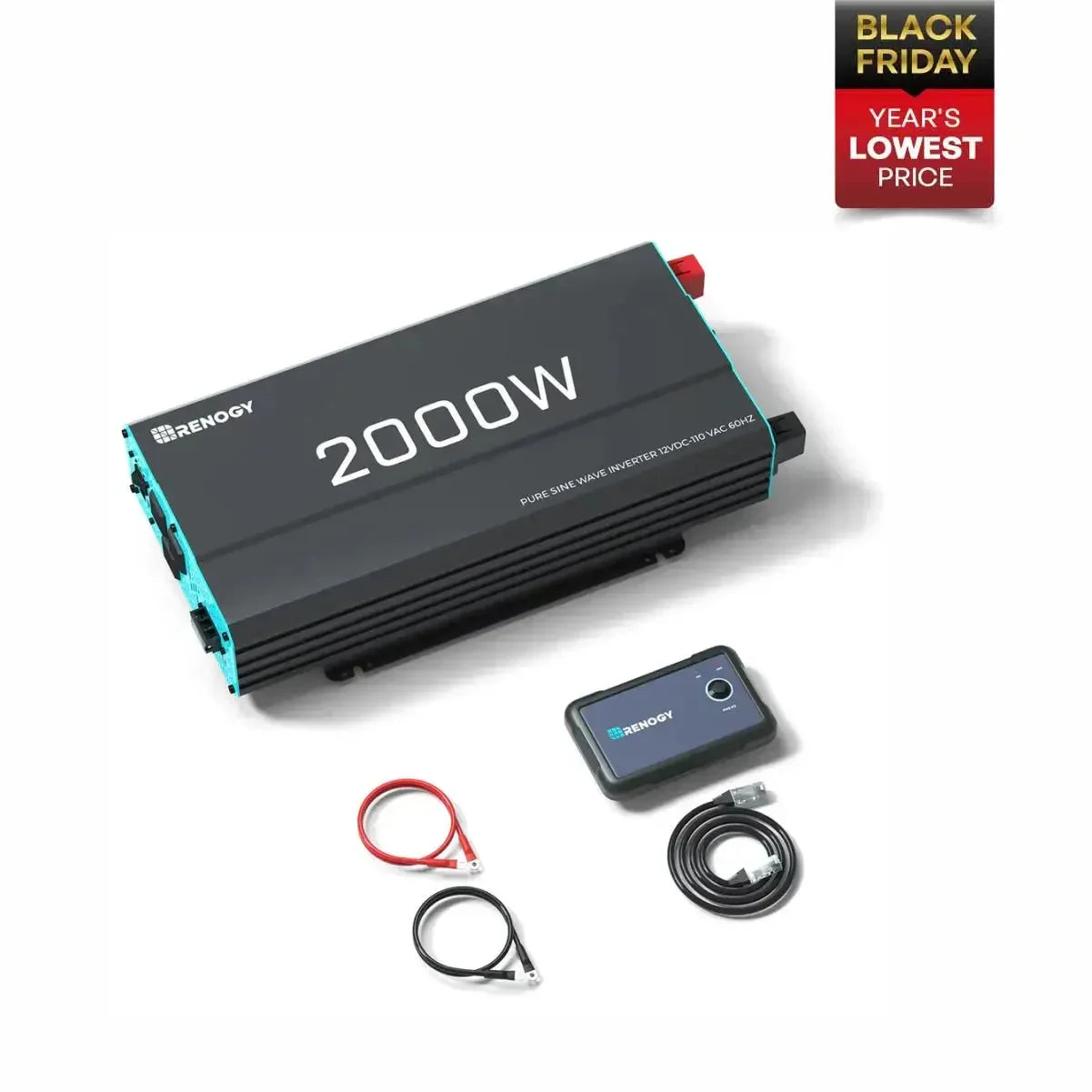 Renogy 700W/1000W/2000W/3000W 12V Pure Sine Wave Inverter - Green Vista Living