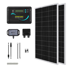Essential RV Kit N-Type 200W 12V Solar Kit