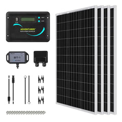 Renogy Starter RV Kit N-Type 400W 12V Solar Kit with PWM Charge Controller - Green Vista Living