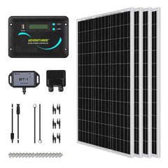 Renogy Starter RV Kit N-Type 400W 12V Solar Kit with PWM Charge Controller - Green Vista Living