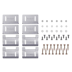 Renogy Solar Panel Mounting Curved Z Bracket -- Set of 4