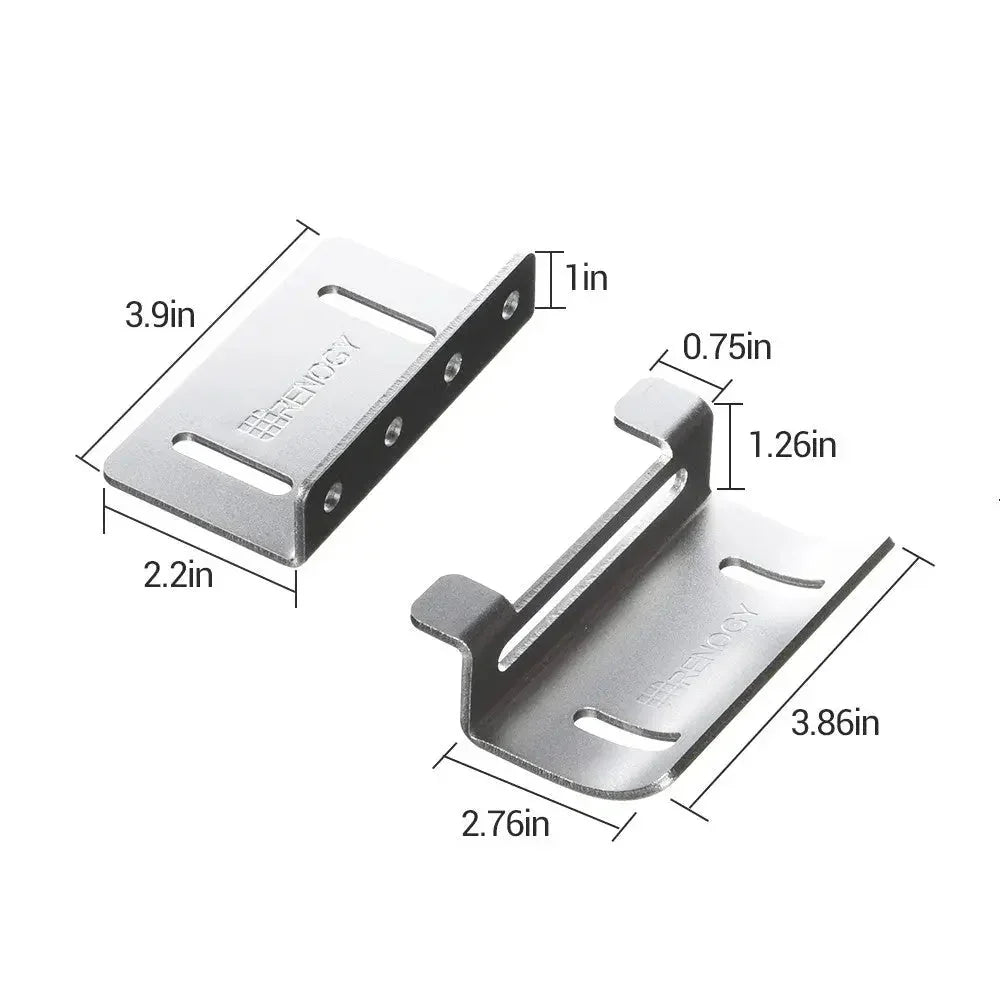 Renogy Solar Panel Mounting Curved Z Bracket -- Set of 4 - Green Vista Living
