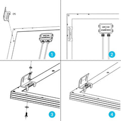 Renogy Solar Panel Mounting Curved Z Bracket -- Set of 4 - Green Vista Living