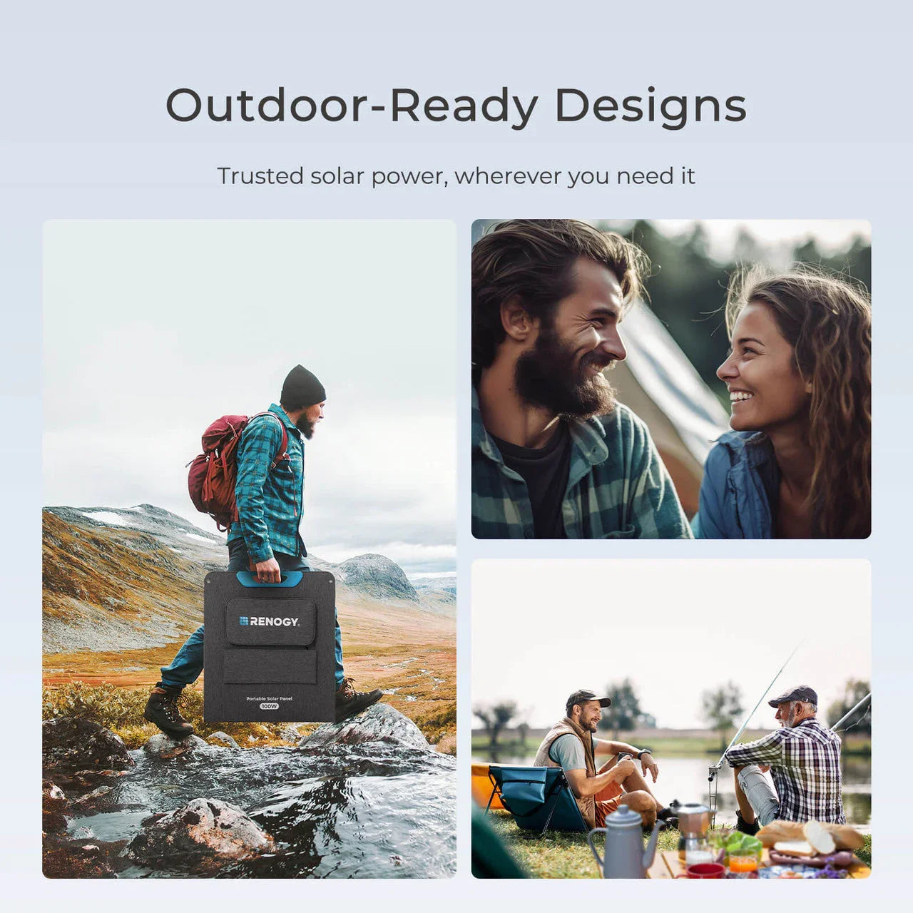 Renogy E.FLEX 100W Portable Solar Panel - Green Vista Living