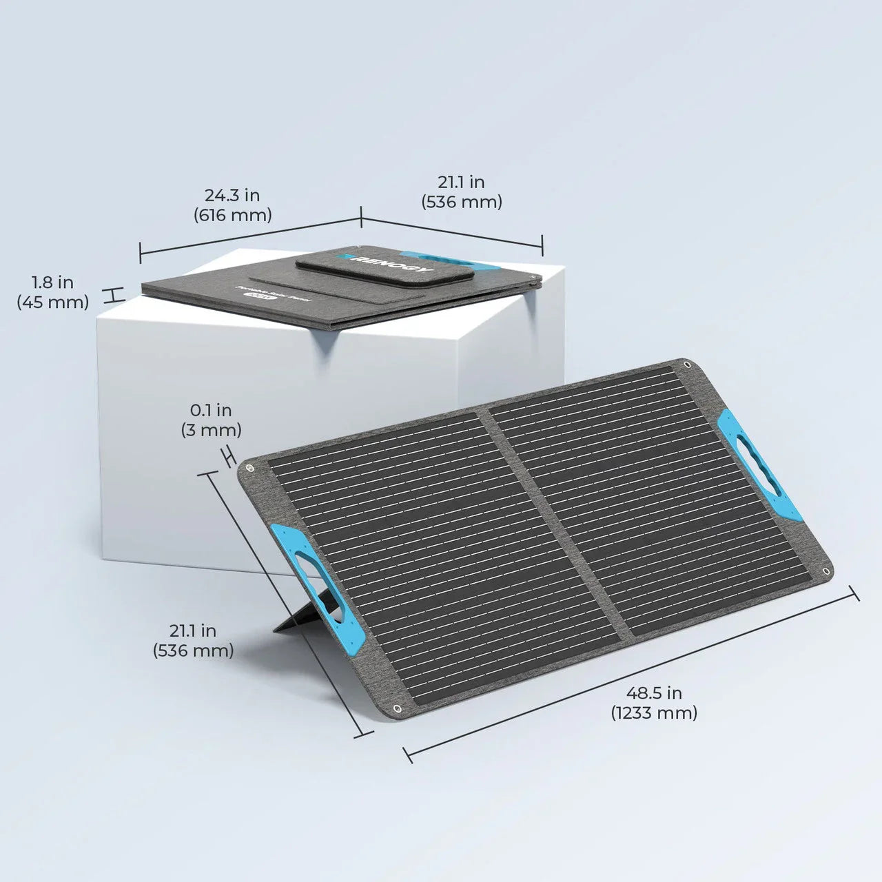Renogy E.FLEX 100W Portable Solar Panel - Green Vista Living