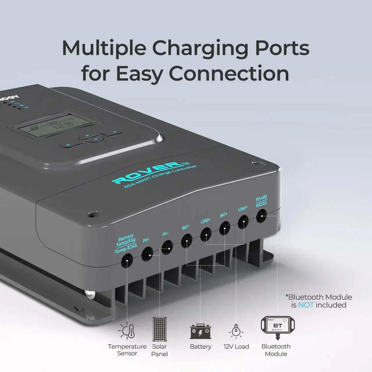Renogy Rover 60 Amp MPPT Solar Charge Controller - Green Vista Living