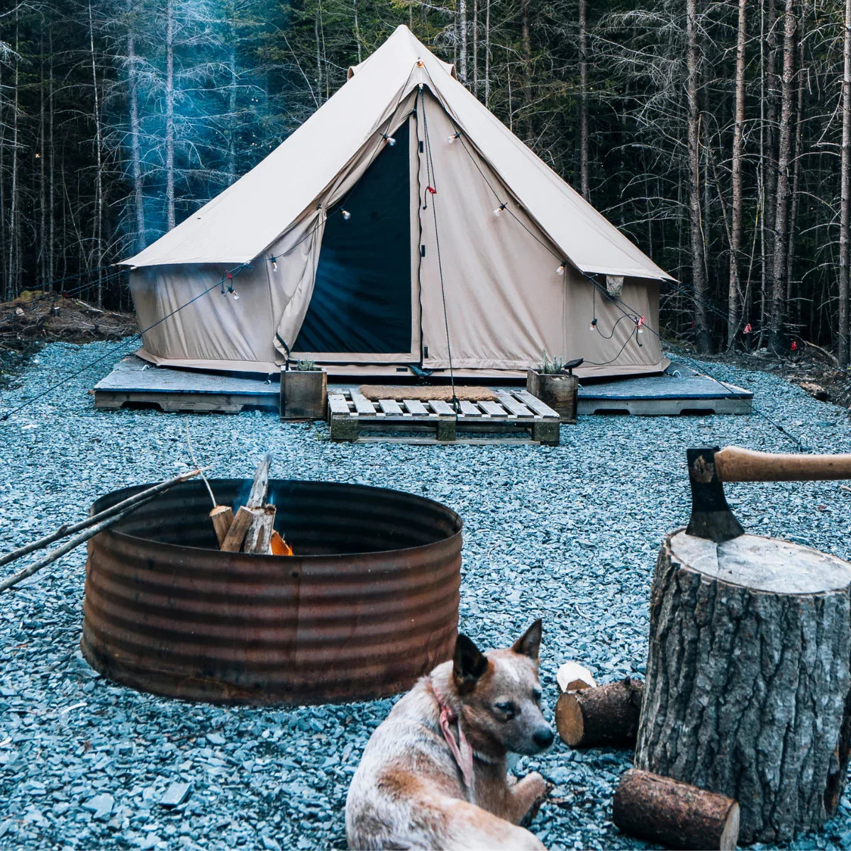 Regatta Bell Tent - Green Vista Living