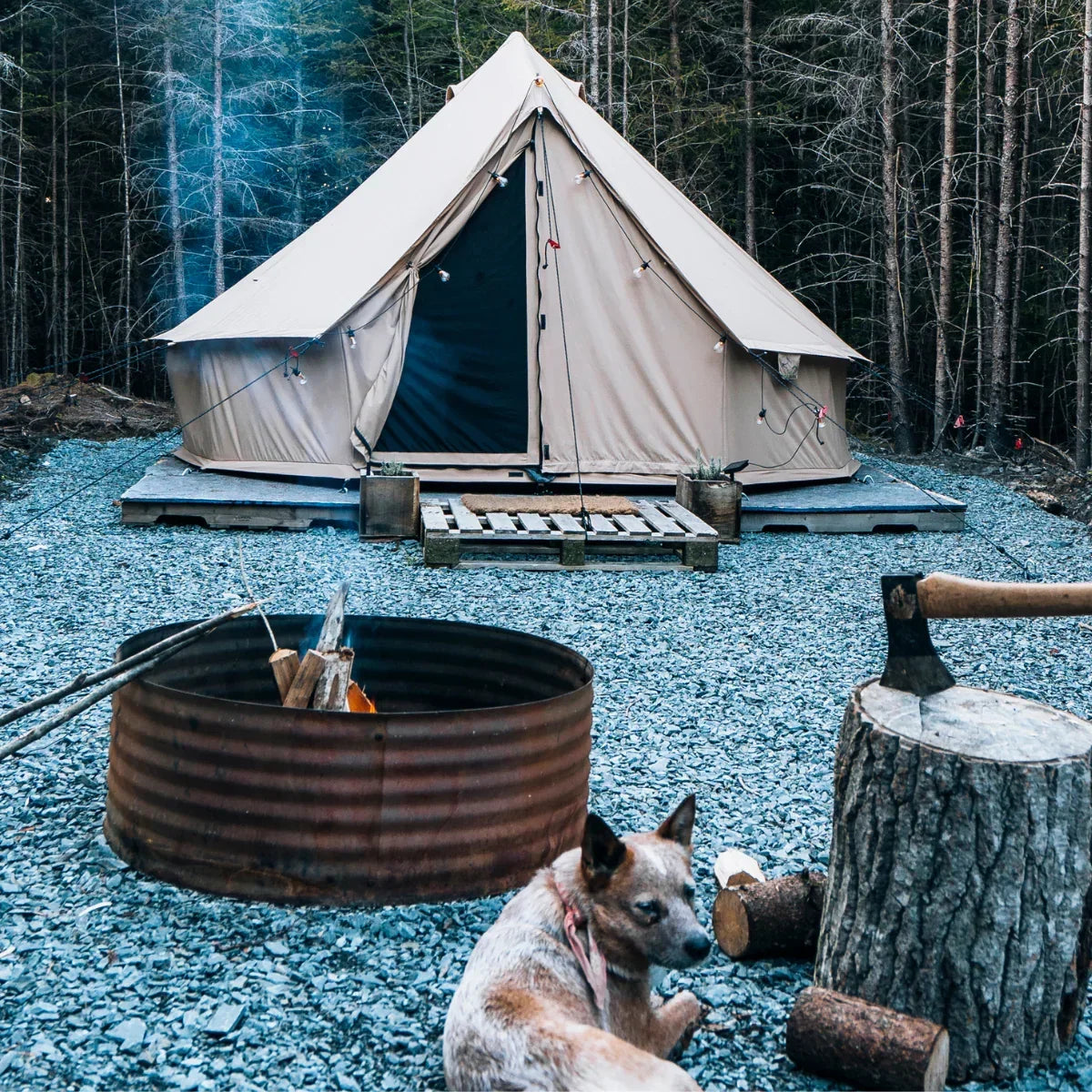 Regatta Bell Tent - Green Vista Living