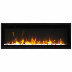 Remii 102755-XS Extra Slim 55 inch Built-in Indoor Outdoor Electric Fireplace - Green Vista Living