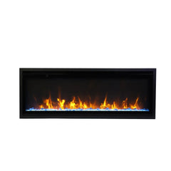 Remii 102755-XS Extra Slim 55 inch Built-in Indoor Outdoor Electric Fireplace - Green Vista Living