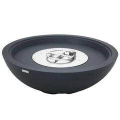 Elementi Plus Rose Bowl 48" Round Concrete Fire Bowl OFG420 - Green Vista Living