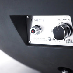 Elementi Plus Rose Bowl 48" Round Concrete Fire Bowl OFG420 - Green Vista Living